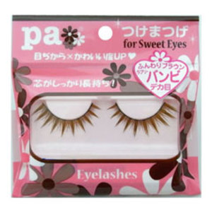 pa つけまつげ for Sweet Eyes バンビ ブラウン