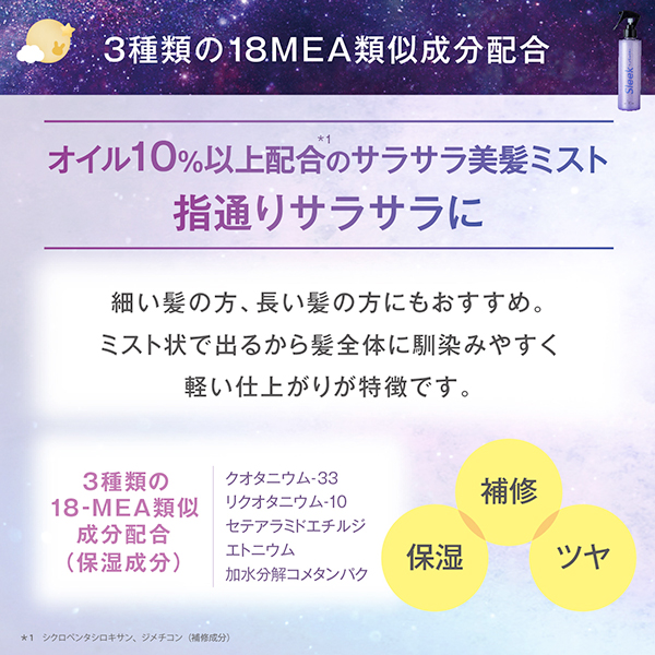 3Wayミルキーオイルミスト / 200mL / 静かな月夜の香り 1