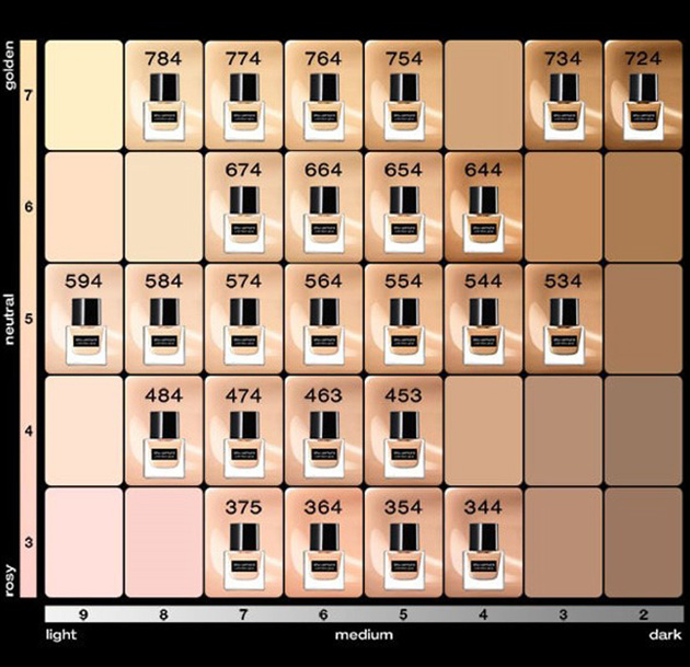 24-color chart