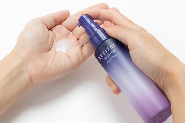 肌を包み込んで、どんどんフィット感が増していく