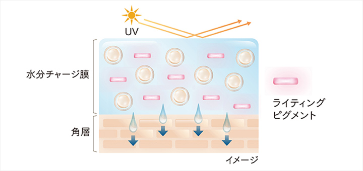 くすみを払って透明感とツヤをキープ