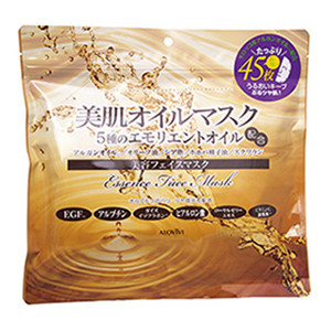 【２０個セット】東京アロエ アロヴィヴィ 美肌オイルマスク 45枚入×２０個セット 【ori】 美肌オイルマスク / アロヴィヴィ(フェイス用シートパック・マスク