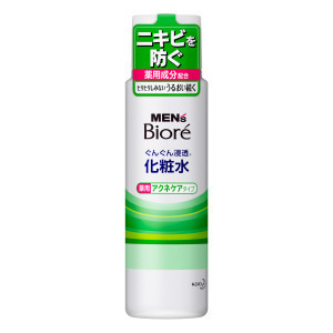 メンズビオレ浸透化粧水　薬用アクネケアタイプ 180ｍｌ×24個   【送料無料】 浸透化粧水 薬用アクネケアタイプ / メンズビオレ(化粧水, スキンケア