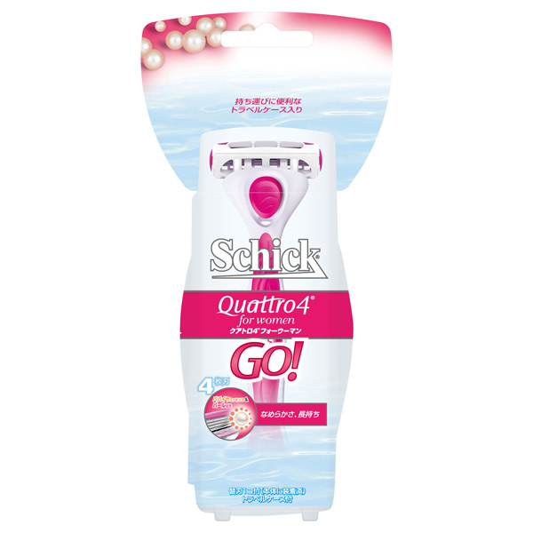 【１０個セット】 シック クアトロ4 フォーウーマン 替刃 4コ入×１０個セット【k】【mor】【ご注文後発送までに2週間前後頂戴する場合がございます】 クアトロ4フォーウーマン GO! / シック(その他脱毛・除毛ケア, ボディ