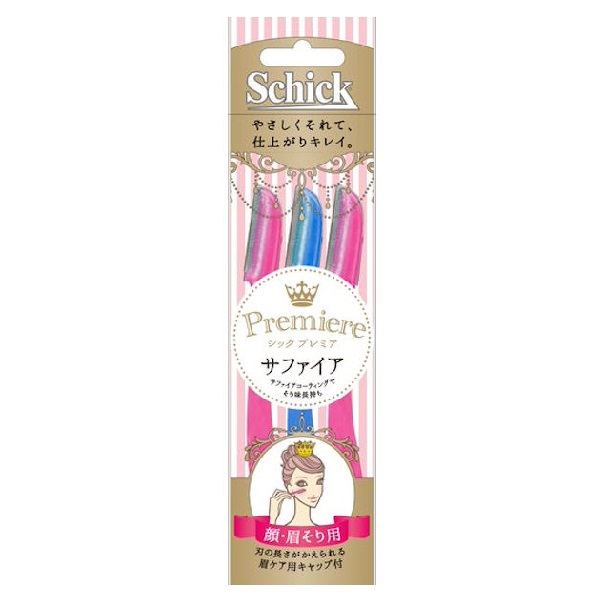 プレミアサファイア 顔・眉そり用 / シック(カミソリ, メイクアップ・ケアグッズ)の通販 - @cosme公式通販【@cosme SHOPPING】 プレミアサファイア 顔・眉そり用 / シック(カミソリ, メイクアップ・ケアグッズ)の通販 - @cosme公式通販【@cosme SHOPPING】