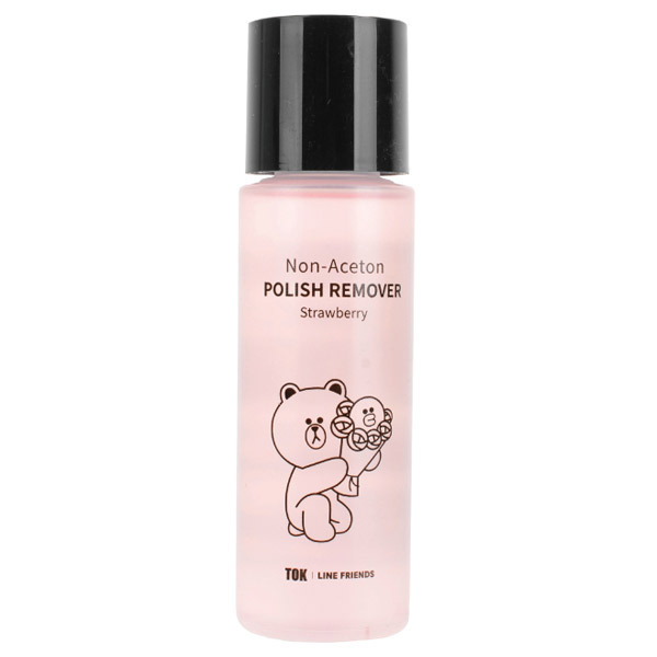 Tok Linefriends ノンアセトンネイルリムーバー イチゴ マニキュア用リムーバー 除光液 ネイル ネイルグッズ の通販 Cosme公式通販 Cosme Shopping