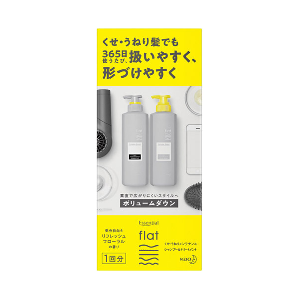 flat ボリュームダウン シャンプー/トリートメント / エッセンシャル(シャンプー・コンディショナーセット, シャンプー・ヘアケア・ヘアスタイリング)の通販  - @cosme公式通販【@cosme SHOPPING】