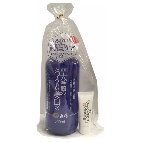 鶴の玉手箱 薬用 大吟醸のうるおい美白水 おまけ付き 白鶴の化粧品 化粧水 スキンケア 基礎化粧品 の通販 Cosme公式通販 Cosme Shopping