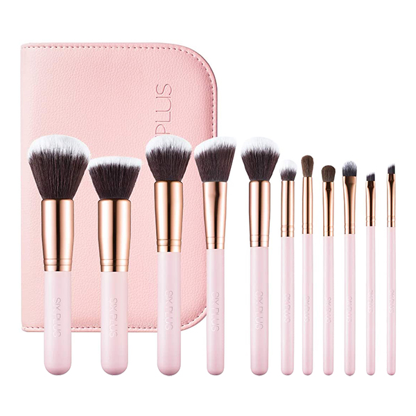ロマンチックなピンク色メイクブラシ11本セット Sixplus ブラシセット メイクアップ ケアグッズ の通販 Cosme公式通販 Cosme Shopping