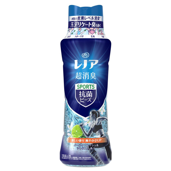 レノア　超消臭　抗菌ビーズ　グリーンミストの香り　490ml　1本