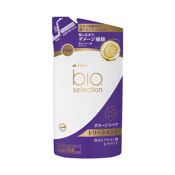バイオセレクション ダメージリペア デイリートリートメント / ダヴ(トリートメント, シャンプー・ヘアケア・ヘアスタイリング)の通販 - @cosme公式通販【@cosme SHOPPING】
