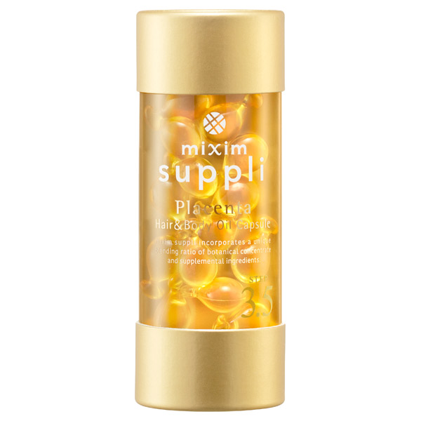 mixim suppli プラセンタ ヘア&ボディオイルカプセル / mixim(ミクシム) (トリートメントヘアオイル, シャンプー・ヘアケア・ヘアスタイリング)の通販 - @cosme公式通販【@cosme SHOPPING】