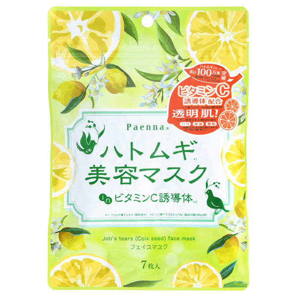 ハトムギ美容マスク inビタミンC誘導体 / Paenna(フェイス用シートパック・マスク, スキンケア・基礎化粧品)の通販 -  @cosme公式通販【@cosme SHOPPING】