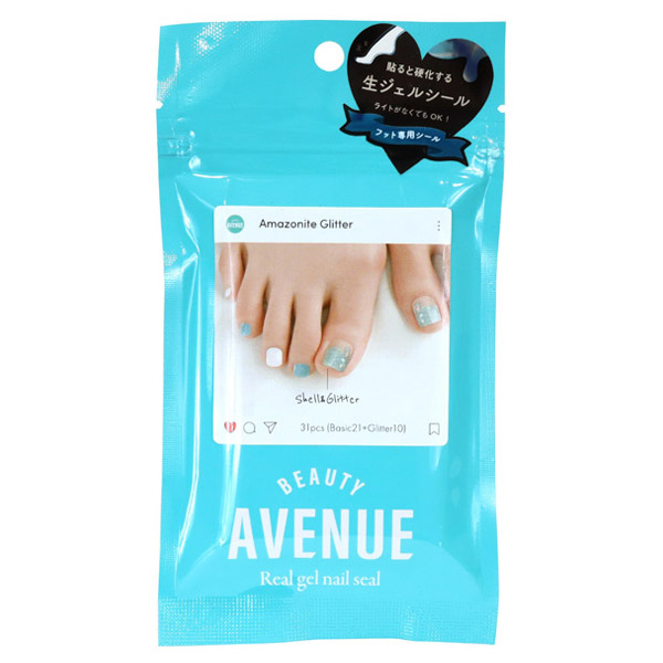 リアルジェルネイルシール フットネイル / BEAUTY AVENUE(ネイルシール, ネイル・ネイルグッズ)の通販 -  @cosme公式通販【@cosme SHOPPING】