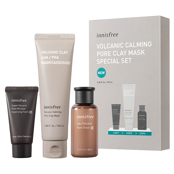 ヴォルカニック カーミング ポア クレイマスク スペシャルセット イニスフリー スキンケアキット キット セット の通販 Cosme公式通販 Cosme Shopping