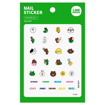 ネイルステッカー Line Friends ラインフレンズ ネイルシール ネイル ネイルグッズ の通販 Cosme公式通販 Cosme Shopping