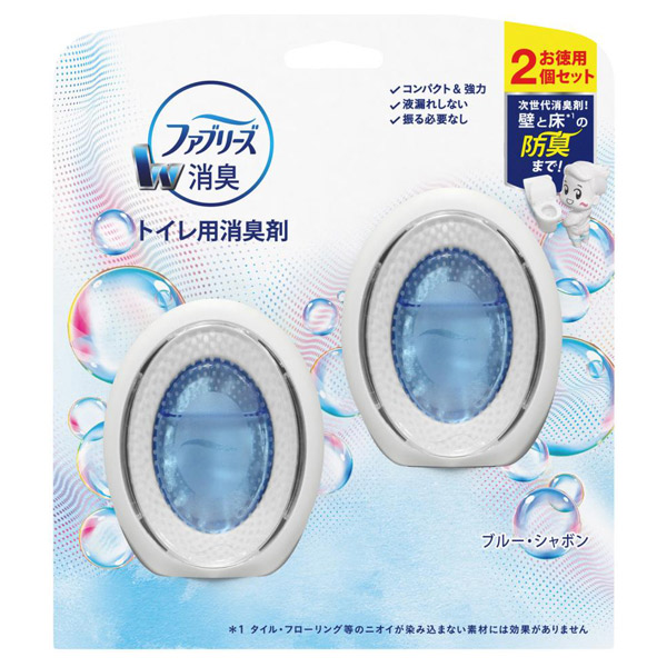 W消臭 トイレ用 置き型 ブルー シャボン / ファブリーズ(消臭剤・デオドラント, 日用品・雑貨)の通販 - @cosme公式通販【@cosme  SHOPPING】