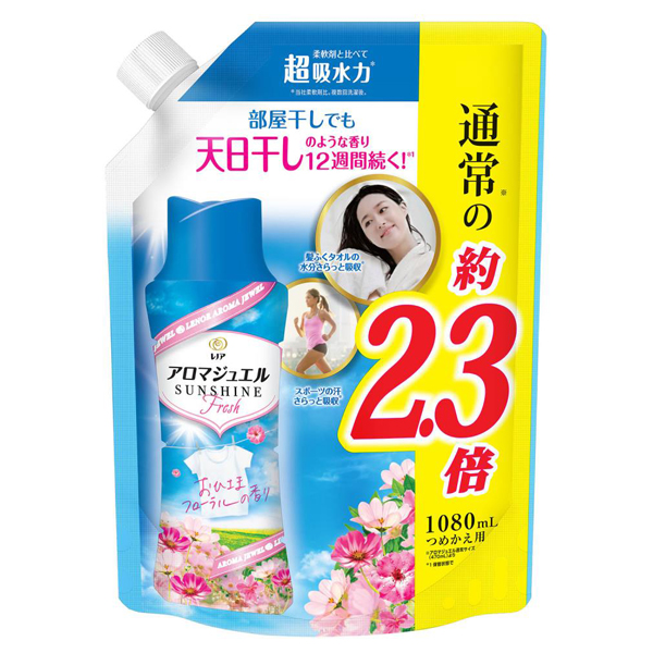 レノアアロマジュエル 詰替え 特大 1080ml おひさま