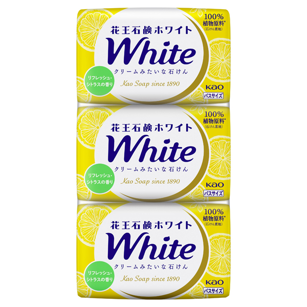 Amazon | 花王石鹸ホワイト バスサイズ固形せっけん 130g×12個