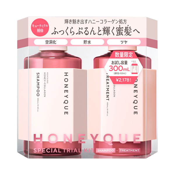 ハニーク リッチグロス お試し容量 限定キット ボトルワークス(シャンプー・コンディショナーセット,  シャンプー・ヘアケア・ヘアスタイリング)の通販 @cosme公式通販【@cosme SHOPPING】