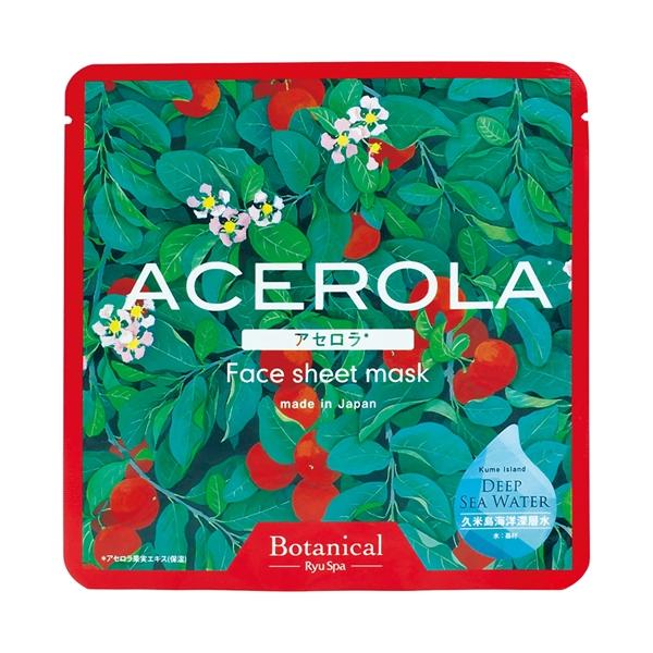 ボタニカルフェイスシートマスク アセロラ / RYUSPA(フェイス用シート