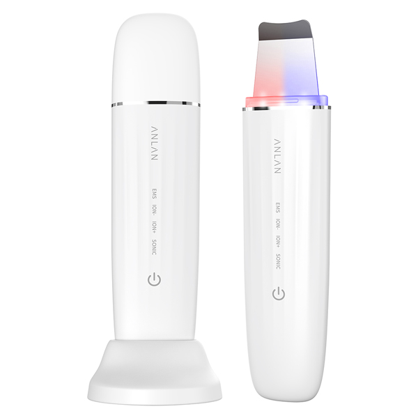 【美品】ANLAN ウォーターピーリング　箱入り ANLAN ウォーターピーリング IPX5防水 温熱 ems 美顔器 超音波