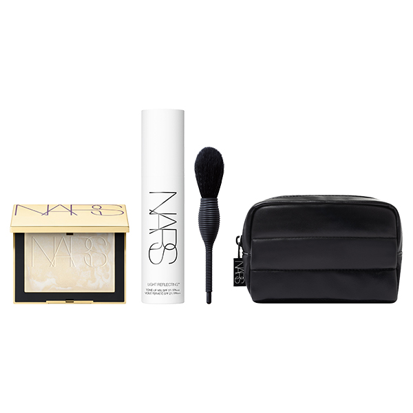 新品未使用品NARS ゴールドダスト セッティングパウダー & ブラシ セット NARS（ナーズ）の「【ZOZO限定】ゴールドダスト ライトリフレク