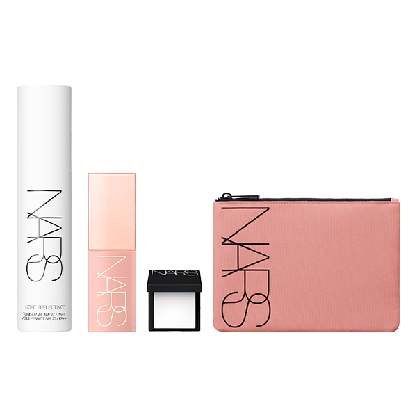 NARS プライマー&リキッドブラッシュキット ノベルティ、サンプル付き ライトリフレクティング プライマー&ブラッシュ キット/02802 / NARS