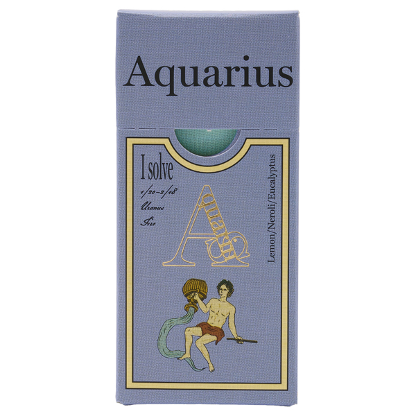 【ドバイ】 24K ゴールドフォイル　星座 水瓶座/Aquarius Astro Sign Plate Necklace AQUARIUS - 水瓶座 - | Pasand by ne