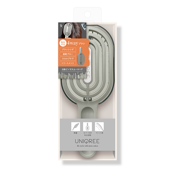 4Way スムースヘアブラシ / ビー・エヌ(ヘアブラシ, ヘア・ヘアケア