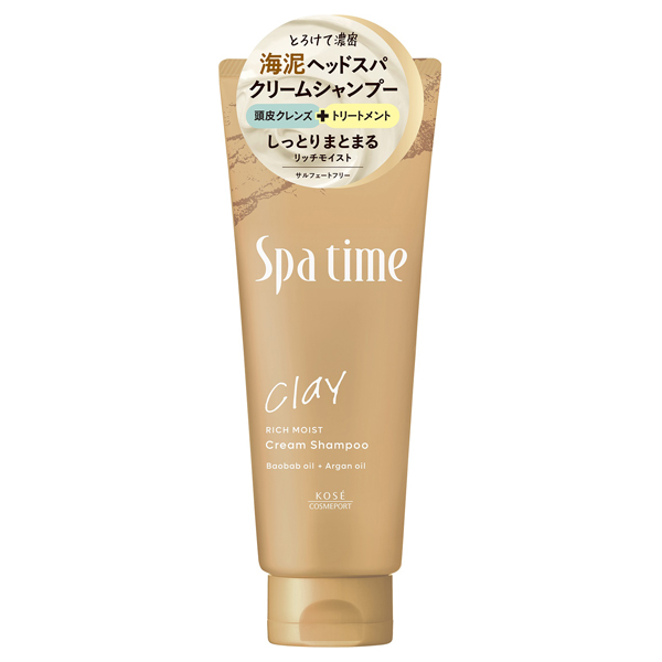 クリームシャンプー リッチモイスト / Spa time(オールインワン