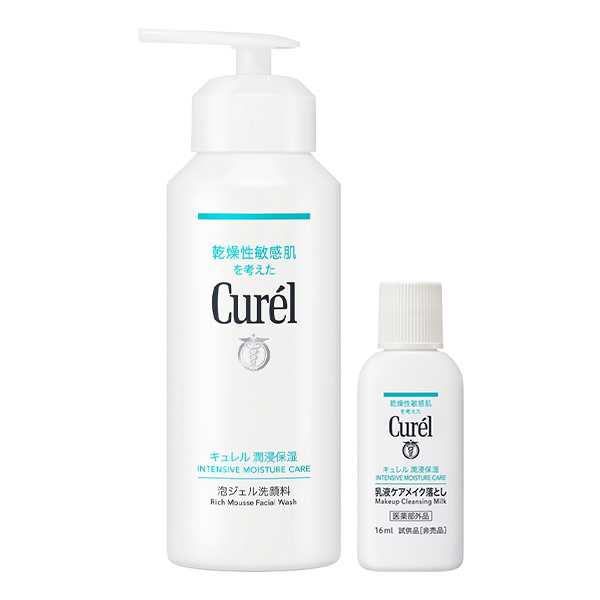 潤浸保湿 泡ジェル洗顔料セット / キュレル(泡洗顔フォーム