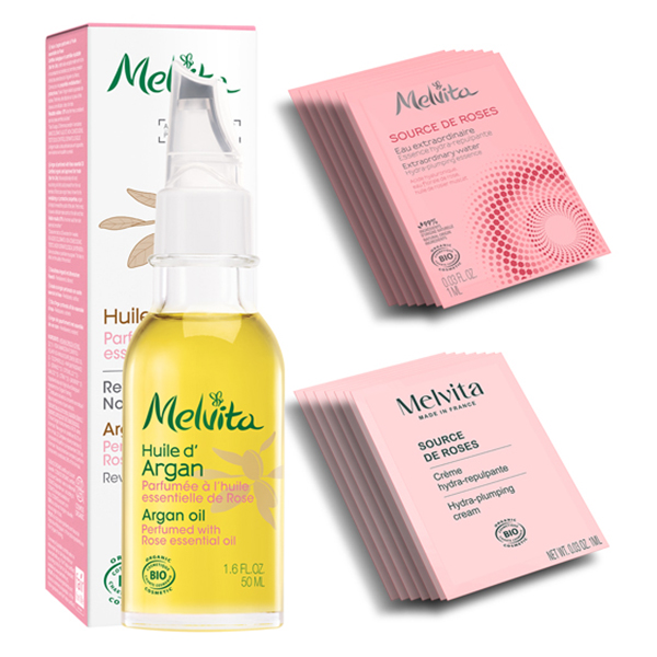 Melvita スキンケアセット アルガンTO&アイスフレッシュ 目元集中ケアキット / メルヴィータ