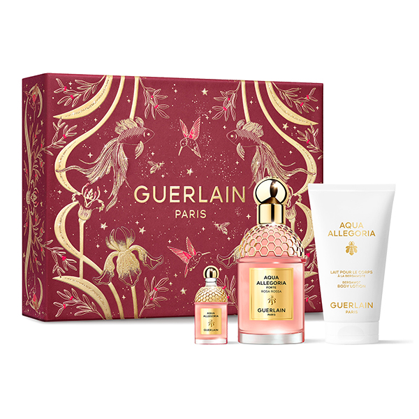 【新品未使用】ゲラン　アクアアレゴリア　フォルテ　ローザロッサ　クリスマスコフレ アクア アレゴリア フォルテ ローザ ロッサ コフレ / ゲラン