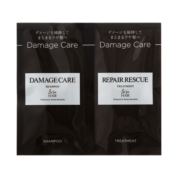 ダメージケアシャンプー/リペアレスキュートリートメント / ＆be