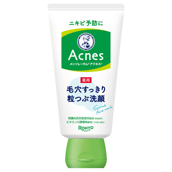 薬用毛穴すっきり粒つぶ洗顔 / メンソレータム アクネス(その他洗顔料