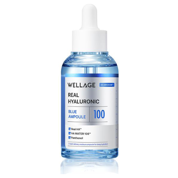 REAL HYALURONIC BLUE 100 AMPOULE / WELLAGE(ブースター・導入液