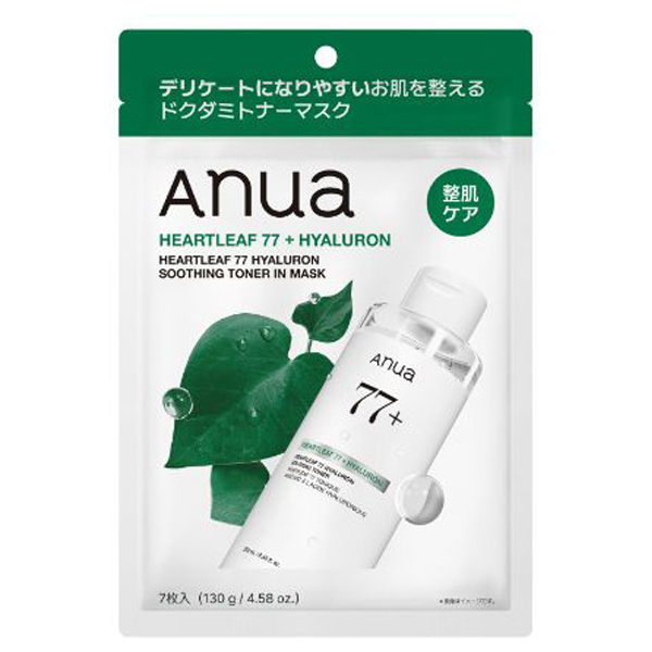 ドクダミ77ヒアルロンスージングトナーマスク / Anua(フェイス用シート