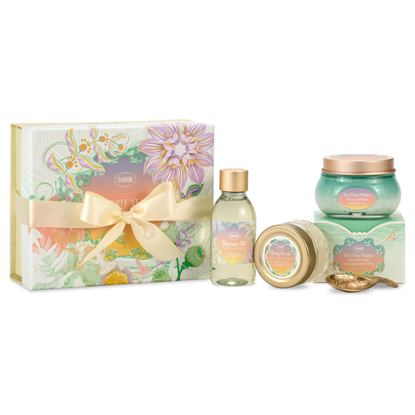 フェイス&ボディケアキット ホワイトティー・セレブレーション / SABON