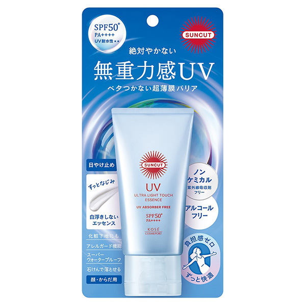 新品、未使用 C.RETURE UVカット化粧水 SPF50+ 無重力感UVエッセンス / サンカット(コーセーコスメポート)(日焼け止め