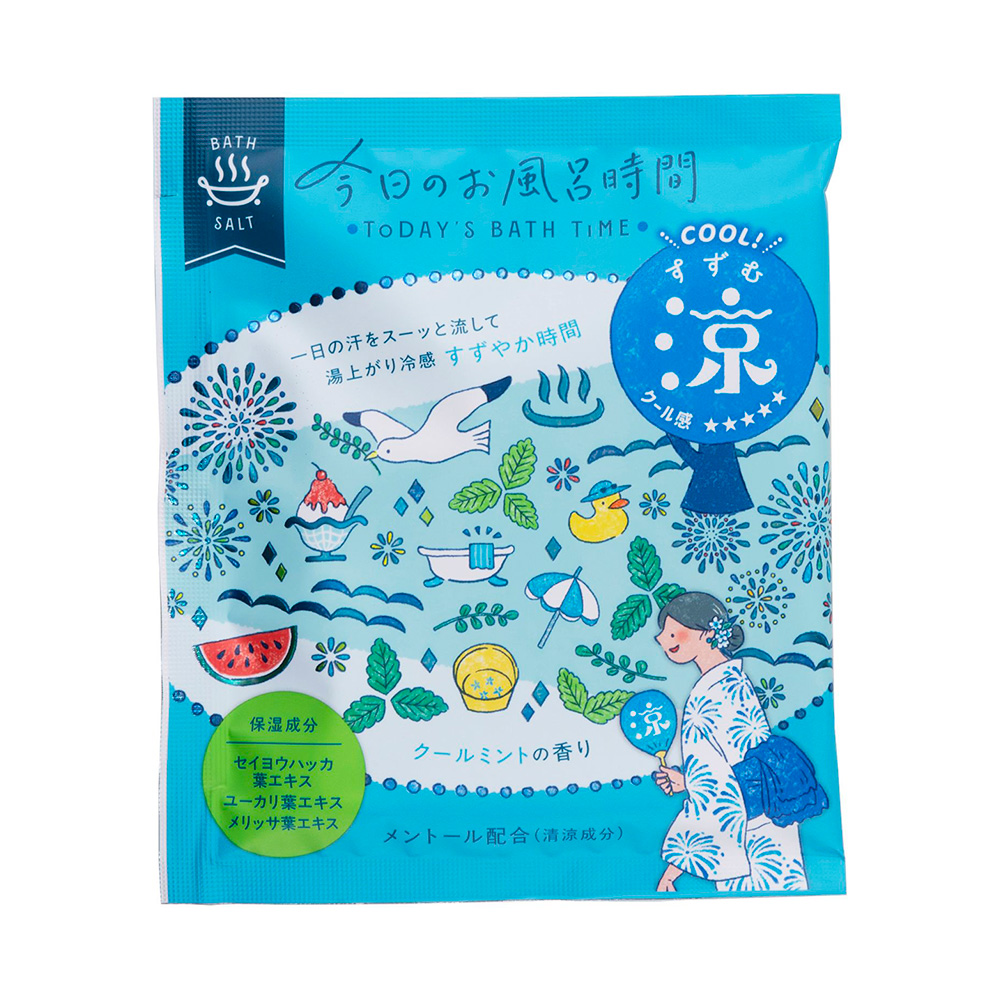 今日のお風呂時間『涼』 / 北陸化成(バスソルト, 入浴剤・浴用料・バス