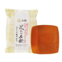 鶴の玉手箱 米ぬか石けん / 100g