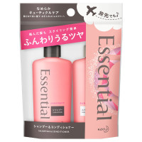 エッセンシャル ふんわりうるツヤ シャンプー&コンディショナー ミニセット / トライアル / 90ml / 華やかで心地よい フローラルブーケの香り