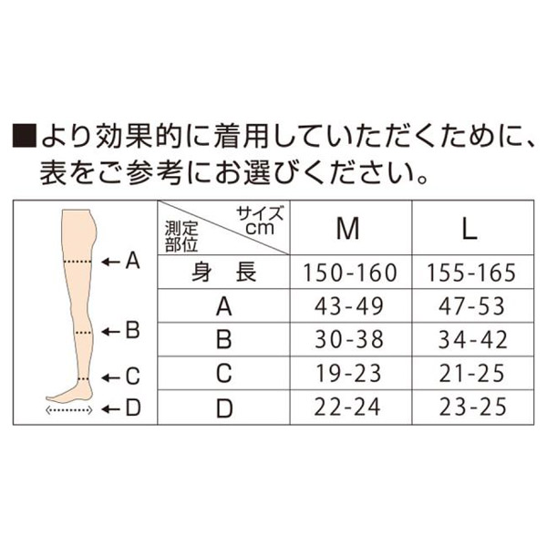 寝ながらメディキュット ロング / L 1