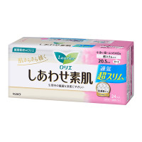 しあわせ素肌 / ふつうの日用、羽つき(超スリムタイプ) / 24個(20.5cm)