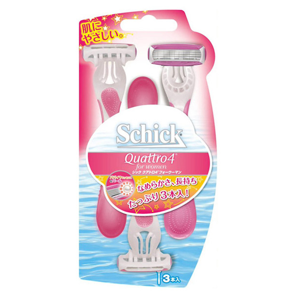 クアトロ4ディスポフォーウーマン(2本入) / シック(カミソリ, メイクアップ・ケアグッズ)の通販 - @cosme公式通販【@cosme  SHOPPING】