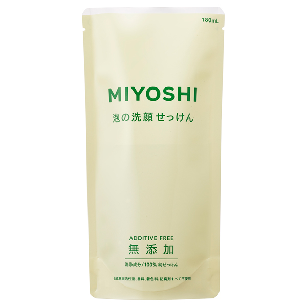 無添加 泡の洗顔せっけん / 180ml / 詰替用