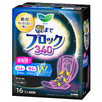 ロリエ 朝までブロック340 / 羽つき / 16コ入(34cm)