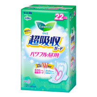 ロリエ超吸収ガード パワフル昼用 / 羽つき / 22コ入(24cm)
