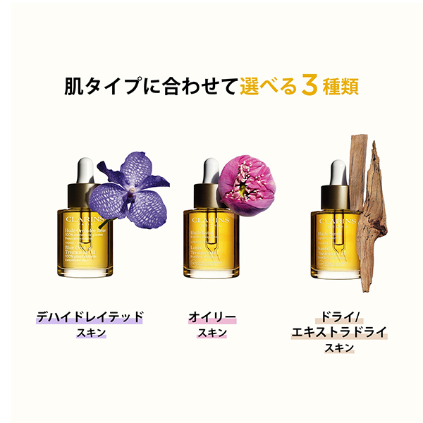★4 30は最大9倍★クラランス プラント フェイス オイル ドライ エキストラドライスキン 30ml(3666057030994) スキンケア